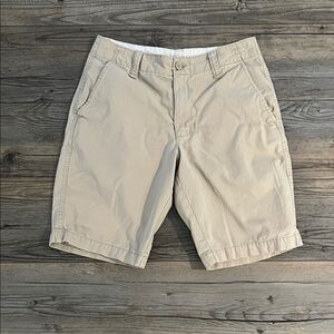 Old Navy Men's Beige Flat Front Shorts